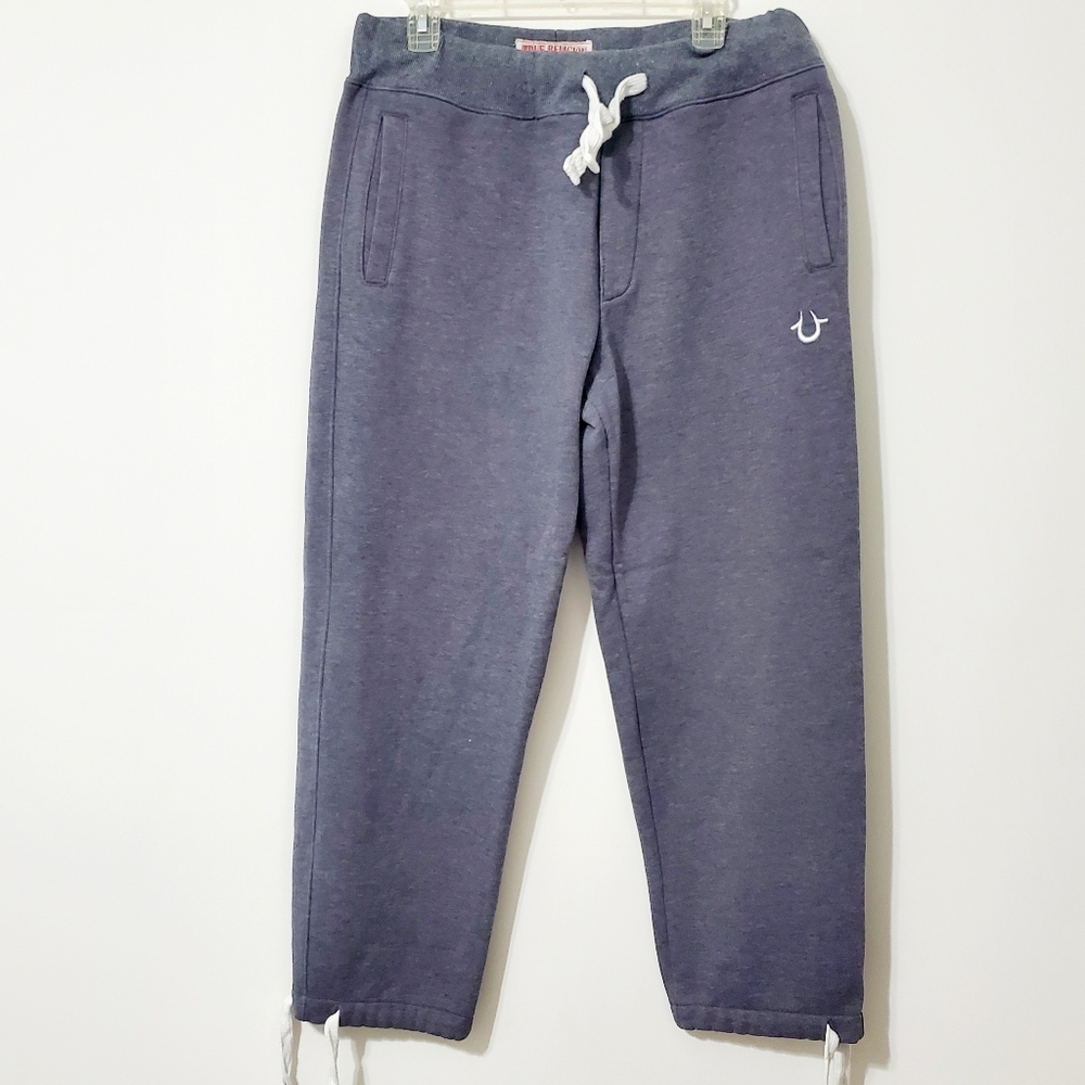 True Religion Jogger Sweatpants Gray Mens XL